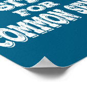 I Tested Sitive For Common Sense Funny Quote Sayin Poster (Ecke)