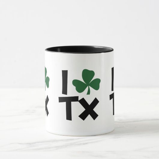 I. Texas St Patrick's Day Tasse (Zentrum)