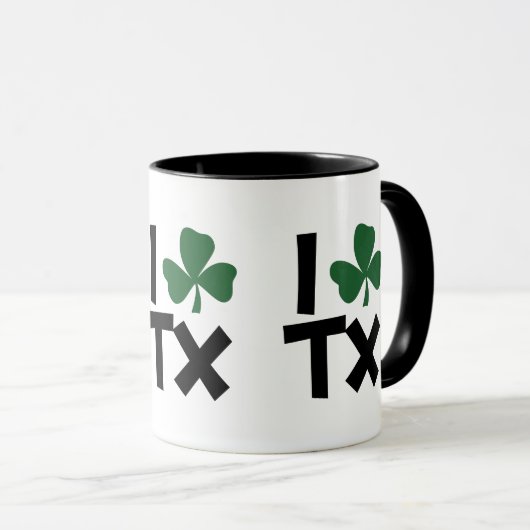 I. Texas St Patrick's Day Tasse (VorderseiteRechts)