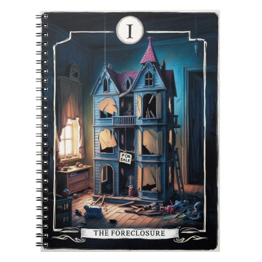 I The Foreclosure - Ghosts Wollte aus, Tarot Notizblock (Vorderseite)