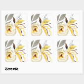 I the Wed Floral Wedding Stickers (Blatt)