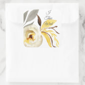 I the Wed Floral Wedding Stickers (Tasche)