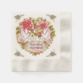 I The Wed Hochzeit Servietten (Vorderseite)