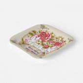 I The Wed Hochzeitspapier-Teller Pappteller (Gewinkelt)