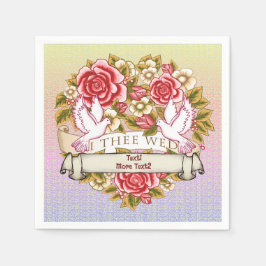 I the Wed Wedding Serviette