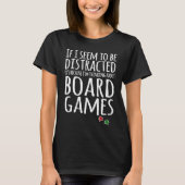 I think about board games T-Shirt (Vorderseite)
