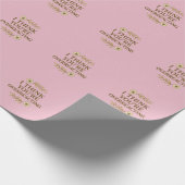 I Think You’re Overreacting Sarcastic Quote Geschenkpapier (Ecke)