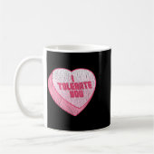 I Tolerate You Candy Heart Funny Valentine's Day Kaffeetasse (Links)