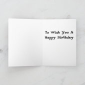 I Took the Time to Sit Up Karte (Innenseite)