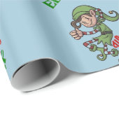 I Touch mein Elf-WeihnachtsSpaß-Verpackungs-Papier Geschenkpapier (Rolleneckpunkt)