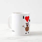 I trägt Liebe Tasse (Vorderseite Links)