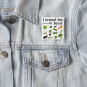 I travel for food button (Beispiel)