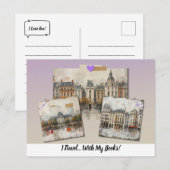 I Travel... With My Books! Postkarte (Vorne/Hinten)