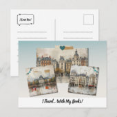 I Travel... With My Books! Postkarte (Vorne/Hinten)