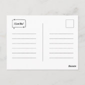 I Travel... With My Books! Postkarte (Rückseite)