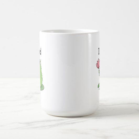 "I Tried" Froggy Effort Design Kaffeetasse (Mittel)