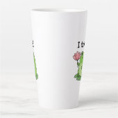 "I Tried" Froggy Effort Design Milchtasse (Vorderseite)