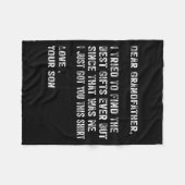 I Tried To Find The Funny Grandfather Day Mens Fleecedecke (Vorderseite (Horizontal))
