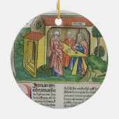 I tröstet Samuel-1:8 Elkanah Hannah, vom 'NU Keramikornament (Hinten)