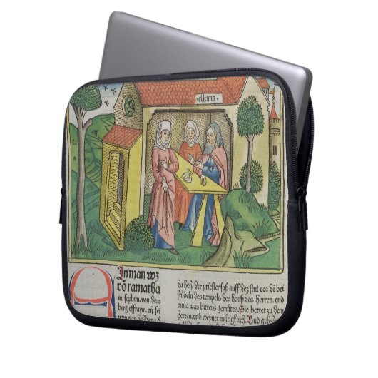 I tröstet Samuel-1:8 Elkanah Hannah, vom 'NU Laptopschutzhülle (Vorderseite Links)