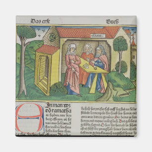 I tröstet Samuel-1:8 Elkanah Hannah, vom 'NU Magnet