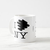I [Trübsinn] NY Kaffeetasse (Vorderseite Links)