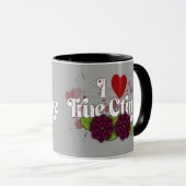 I ❤️ True Crime.–Personalized Name Tasse (VorderseiteRechts)