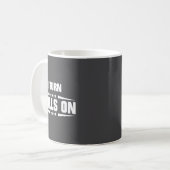 I Turn Grills On Funny Outdoor Cooking Quote Kaffeetasse (Vorderseite Links)