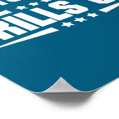 I Turn Grills On Funny Outdoor Cooking Quote  Poster (Ecke)