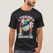 I Turned 11 In Quarantine Dabbing Panda 11Th Birth T-Shirt (Vorderseite)