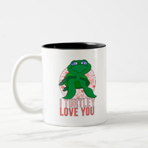 I Turtley Liebe You Zweifarbige Tasse