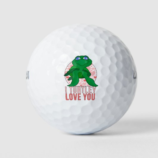I Turtley Love You Golfball (Vorderseite)