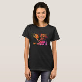 I Twirl Like A Girl Twirlers Majorette Baton Twirl T-Shirt (Vorne ganz)