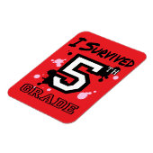 I Überlebt 5. Klasse Flex Magnet (Linke Seite)