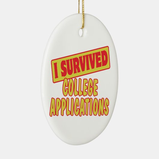 I ÜBERLEBTE ANTRÄGE AUF UNI KERAMIK ORNAMENT (Rechts)