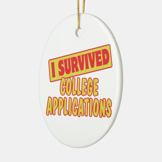 I ÜBERLEBTE ANTRÄGE AUF UNI KERAMIK ORNAMENT (Links)