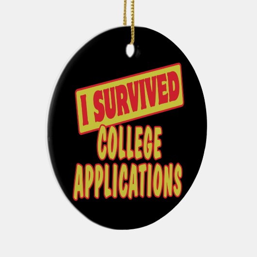 I ÜBERLEBTE ANTRÄGE AUF UNI KERAMIK ORNAMENT (Rechts)