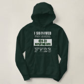 I Überlebte Verarbeitung der Daten für die GUS-EI- Hoodie (Design vorne)