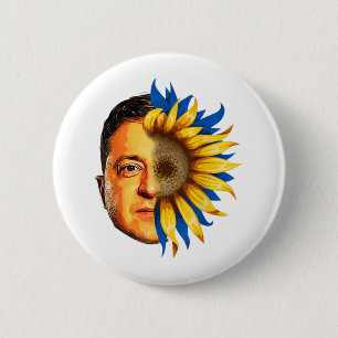 I Ukraine Sonnenblumen Ukraine Zelenskyy freie Ste Button