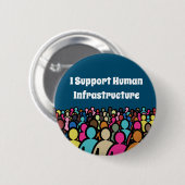 I. Unterstützung der menschlichen Infrastruktur Button (Vorne & Hinten)