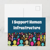 I. Unterstützung der menschlichen Infrastruktur Postkarte (Vorne/Hinten)