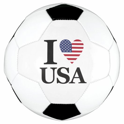 "I ❤️ USA" FUßBALL (Vorderseite)