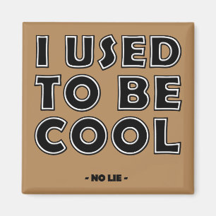 I Used To Be Cool No Lie Funny Fridge Magnet