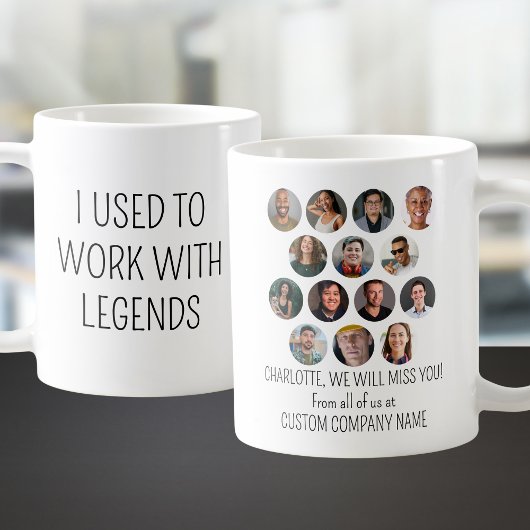 I Used To Work With Legends 14 Coworker Photo Kaffeetasse