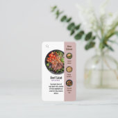 i ux format ql Code Restaurant Visitenkarte (Stehend Vorderseite)