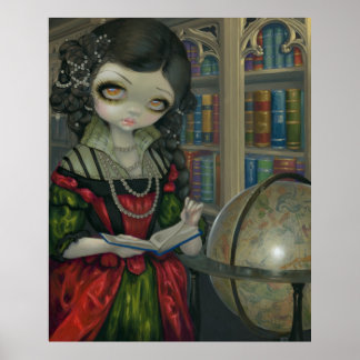 I Vampiri La Libreria ART PRINT gothic vampire art Poster