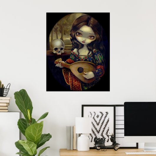 I Vampirie: Il Liuto ART PRINT Vampire w/Lute Poster (Heimbüro)