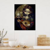 I Vampirie: Il Liuto ART PRINT Vampire w/Lute Poster (Küche)