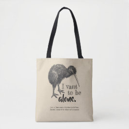 I Vant, zum alleinkiwi-Vogel-Natur zu sein Tasche