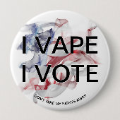 I VAPE I STIMME USA Flag Vapor Button (Vorderseite)